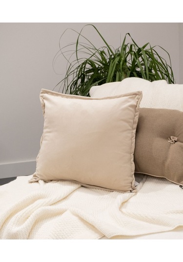 Koza Home İbiza Vizon Kadife Yastık 43x43 5018