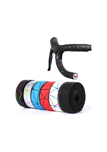 Geeksen Yol Bisikleti Tutma Kolu Bantları - Su Geçirmez Ve Kaymaz Pu Malzeme Siyah