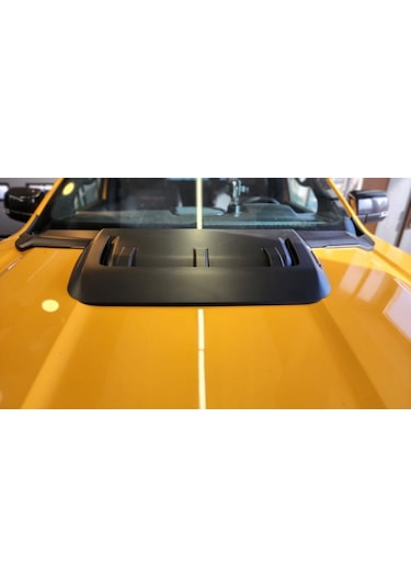 Ford Ranger T9 Kaput Üstü Kabartma Scoop 3 Parça Mat Siyah