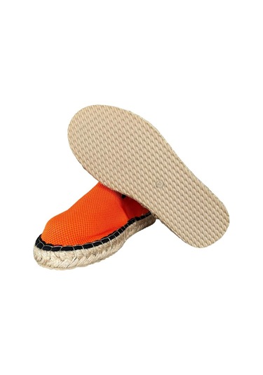 Unisex El Yapımı Triko Espadril Oranj-oranj Turuncu