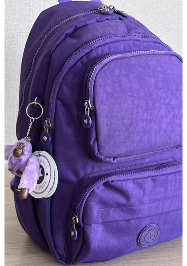 Nemo Bags Unisex Mor Sırt Okul Laptop Seyahat Çantası Mor