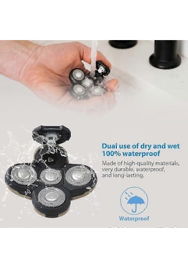 Remington Xr1600, Xr7000, Rx5, Rx7 İçin 5 Yedek Kafa