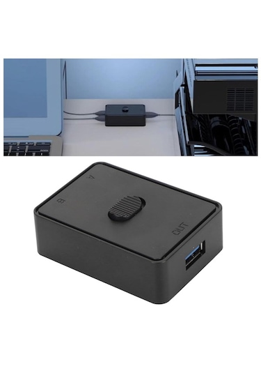 Usb 3.0 2 Port To Kvm Switch Çoklu Pc Kasa Çoklayıcı Hub Anahtar