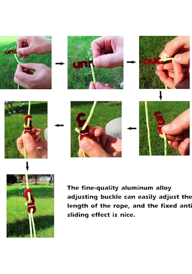 Skycity 4'lü Multifonksiyonlu Aydınlatıcı Çadır Rengi, 3mm Poliester/nilon, Alüminyum Kilit, 4m Uzunluk, Sarı - Kamp, Pergola, Çamaşır Ç晾晒 İçin Sarı