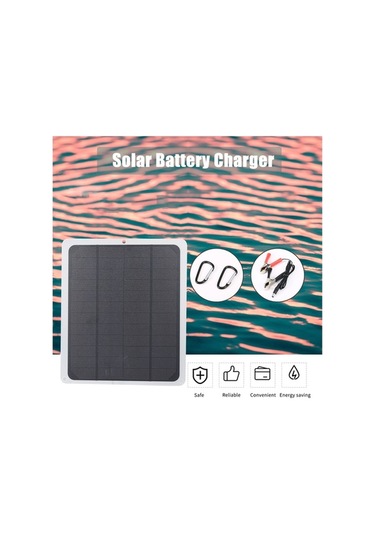 Trendooze Küçük 12v 6w Güneş Paneli - Usb Şarjlı, Su Geçirmez, Kamp & Araç İçin Optik Kaplama