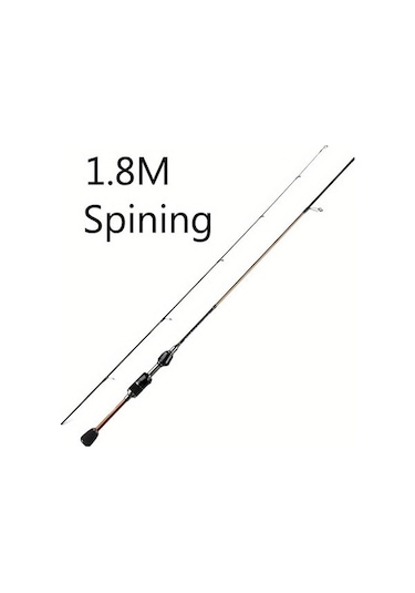 Lemestar Ul Karbon Mikro Yem Lovalı Kamış - 1.8m Düz Sap, Ultra Yumuşak Somunlu Turuncu Balık Kamışı