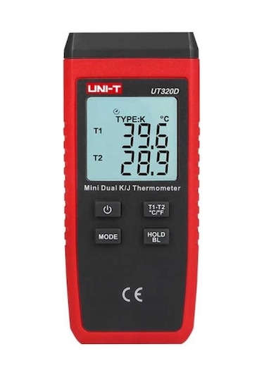 Unit Ut320d Mını Termometre Çift Prop Girişli Sıcaklık Ölçer