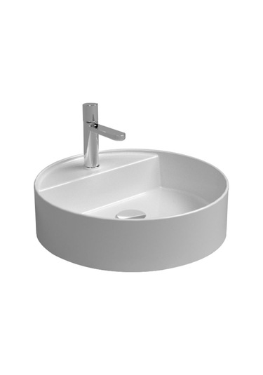 Boheme Tezg.üstü Lavabolar Zunıh Batarya Delıklı Lavabo Beyaz Beyaz