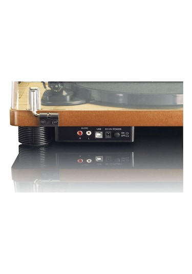 Lenco Ls-50 Wd Ahşap Hoparlörlü Usbli Mp3E Kayıt Özellikli Pikap