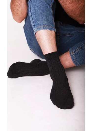 Noginka Erkek Çorapları, Pamuklu 10 Çift Set 62700740 Koyu Gri