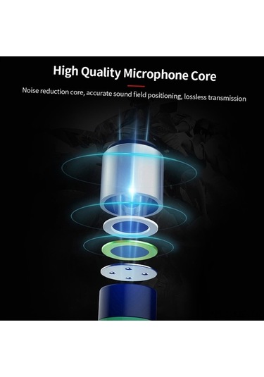 Didadodo Usb Oyun Mikrofonu - Rgb Led Aydınlatmalı, Gürültü Önleyici, 360 Ses Alma, Ayarlanabilir Metal Boyunlu