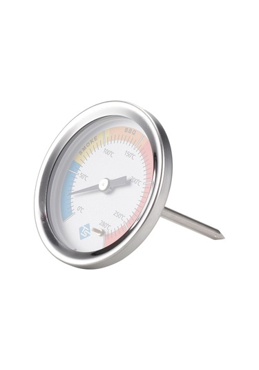 Springsun Inox Isı Ölçer 0-280 C, Fırın/barbekü İçin Hızlı Tepki, Gösterge Tipi, Toksik Madde Yok, Ip55 Koruma