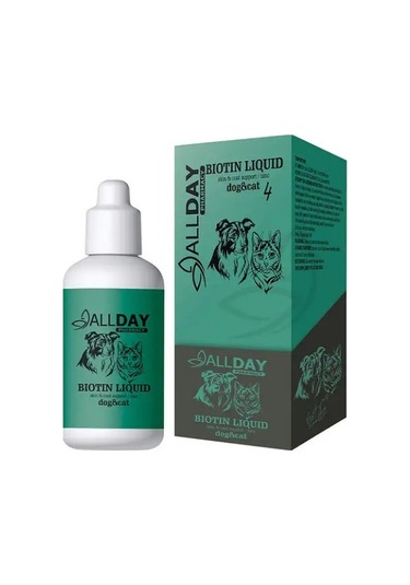 Allday 4 Biotin Liquid Kedi ve Köpek Şurubu 100 ML