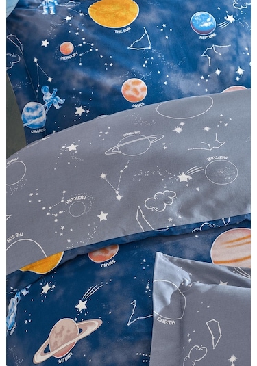 Soley | Galaxy | %100 Pamuklu Çift Kişilik Nevresim Takımı