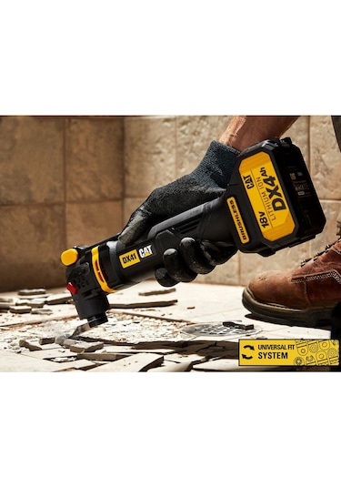 Cat DX41B 18 V Kömürsüz Profesyonel Çok Amaçlı Devir Ayarlı Raspalama + 14 Adet Aksesuar