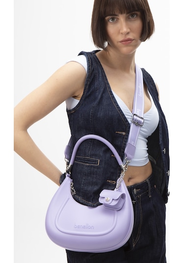Unıted Colors Of Benetton Kadın Kol Çantası C.bnt 1451 Lila