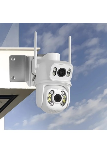 Honeybeeshop Ptz Güvenlik Kameraları İçin Paslanmaz Çelik Duvar Köşe Braketi 270 Açı Beyaz 1 Takım