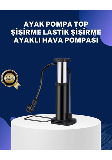 Ayakla Kullanılan Hava Pompası Araç Ve Bisiklet İçin Uygun 1