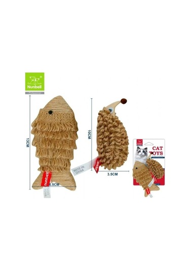 Nunbell Kedi Oyuncağı Peluş 2 Li