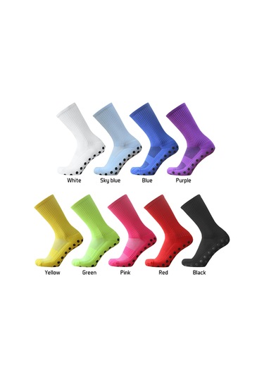 Tenfowee 3'lü Paket Pembe Futbol Çorabı - Konforlu Poliester, Nemi Emici, Kayma Önleyici Taban Pembe