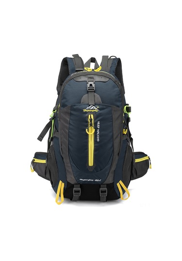 Wezone 40l Ultra Hafif Seyahat Sırt Çantası - Dayanıklı Nylon, 6 Cep, Erkek/kadın İçin Koyu Mavi