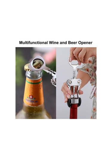 Garsonlar Ve Şarap Severler İçin 2'si 1 Arada Tirbuşon Ve Şişe Tıpası, Şarap Açacağı B Diğer