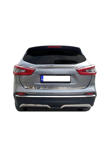 Nissan Qashqai Arka Tampon Çıtası - Krom 2014+