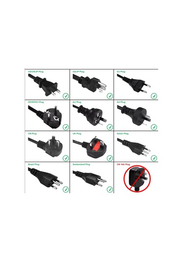 Türk Erkek Fişli, Universal, Ingiliz Amerika Fişi Prizi, Çevirici, Priz Dönüştürücü, Seyahat Adaptörü, 16a 250v Nk-605k