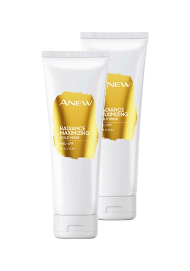 Avon Anew Radiance Maximising Gold Yüz Maskesi 75 Ml. İkili Set