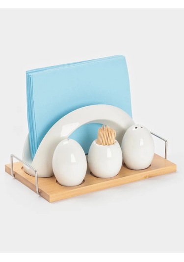 Sima-lend & Bellatenero 4 Parçalı Baharat Seti 428805231 Beyaz