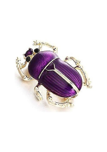 1 Adet Kadınlar Çocuklar İçin Vintage Böcek Broşları Emaye Hayvan Böcekleri Broş Pinleri Çok Renkli