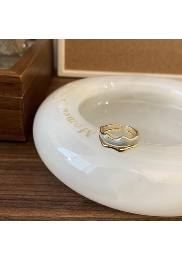 Happy Smile Face Love Wear Combination Ring, Color: J3456 Çok Renkli