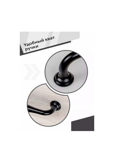 Centr Mebel'noj Furnitury Mobilya Kolları Siyah 96 Mm 4 Adet 99234060 Siyah Mat