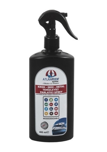 Atlantech Krom Temizleyici Parlatıcı 400Ml