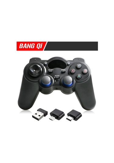 Springsun 2.4g Kablosuz Tek Oyuncu Kumanda - Android/pc/tv Uyumlu, Usb+android+type-c Alıcı, Taşınabilir Oyun Kontrol Cihazı