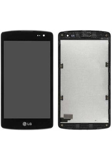 LG Uyumlu L Fino D290 Lcd Ekran Dokunmatik Siyah Çıtalı