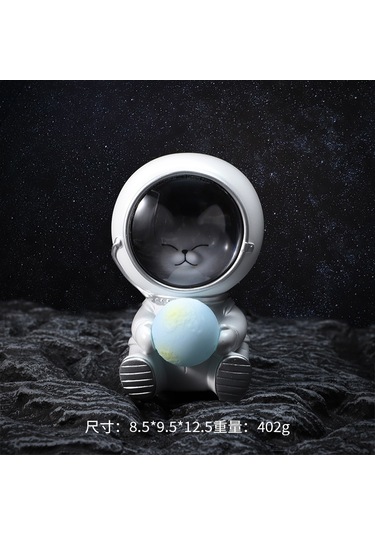 Ruicoo Galaksi Astronot Işık Dekorasyonu - Ev Ve Ofis Masası İçin Aydınlatma Beyaz