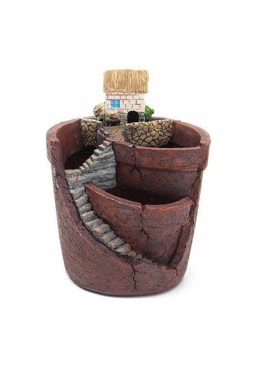 Novahub Jms Microlandschaft Saksı Asılı Bahçe Saksı Masal Dünya Etli Bitki Bitki Ev Reçine