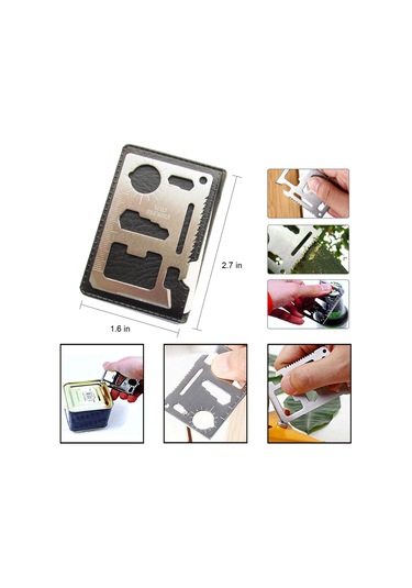 Jeehugo Outdoor İlk Yardım Seti, Dağcılık Ve Seyahat İçin Taşınabilir Kurtarma Malzemeleri, Araç İçin Acil Durum Gereçleri Siyah