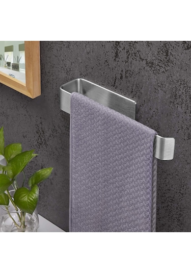 Paslanmaz Çelik Yapışkanlı Havluluk Ve Tuvalet Kağıtlığı Set Inox