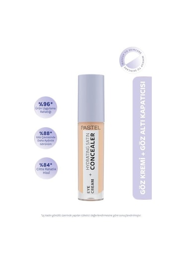 Pastel Eye Cream + Hydrating Satin Concealer 65 Honeybun