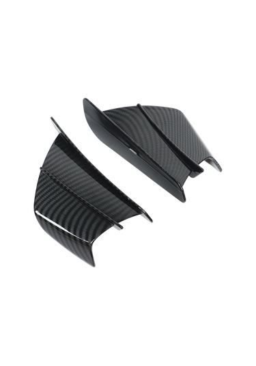 Lemestar Motosiklet Universal Abs Rüzgar Kanadı - Parlak Karbon Fiber Desenli, Spor Performansı Artırıcı, Bmw Honda Yamaha Kawasaki Uyumlu Diğer