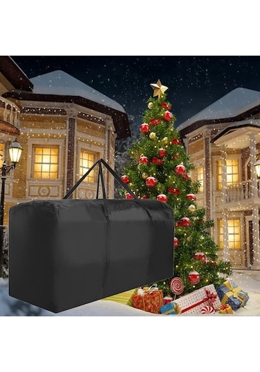 Fortunelane Ağacın Su Geçirmez Navidad Çantası - 110x60x35 Cm, Dayanıklı Askılar, Toz Ve Nem Koruma