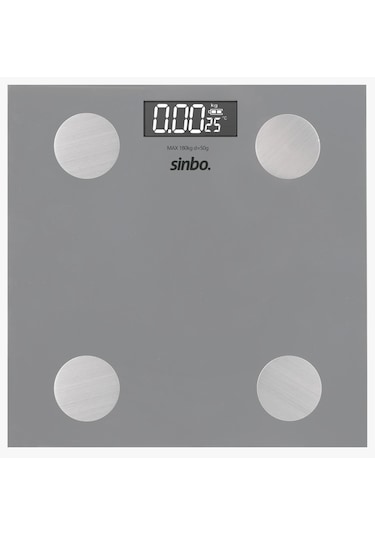 Sinbo Sbs-4469 Bluetooth Dijital Yağ Su Kas Vücut Kitle Endeksi Kilo Ölçer Tartı Baskül