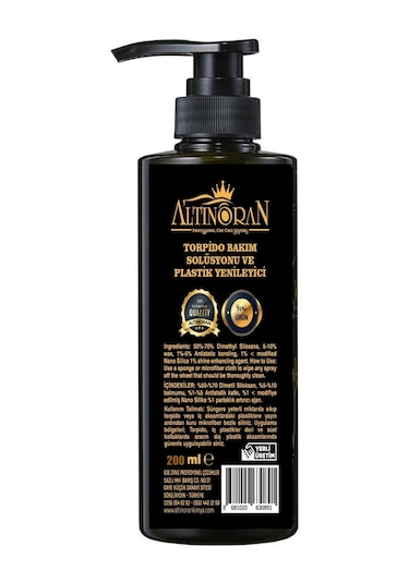 Altın Oran Torpido Parlatıcı Ve Koruyucu Krem 200 ML