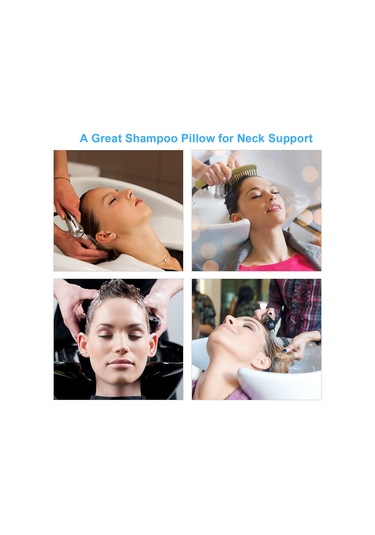 Bestauty Saç Yıkama Yastığı Şampuan Boyunluk Yastık Siyah