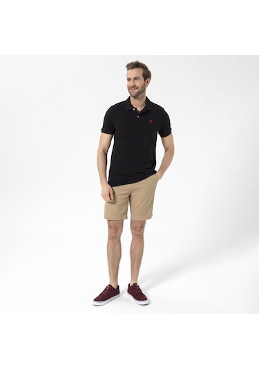 Routefıeld Routefield Erkek Polo Tişört Patriot Siyah 10010 SIYAH