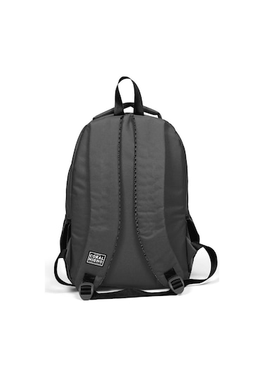 Coral High Kids Gri Siyah Kurt Desenli 3 Lü Okul Çanta Seti Set0114404