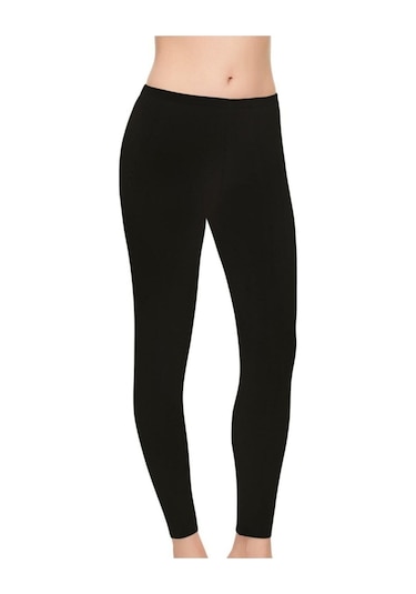 Kadın Siyah Uzun Tayt 001