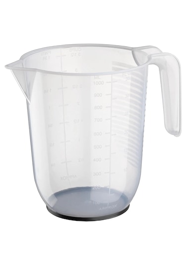 Plastik Ölçek 1 Lt Uzunluk 14 Cm Şeffaf Ölçü Kabı Ikea Kap